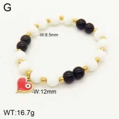 Stainless steel jewelry beaded Perla bracelet wholesale