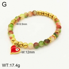 Stainless steel jewelry beaded bracelet wholesale