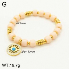 Stainless steel jewelry beaded bracelet wholesale