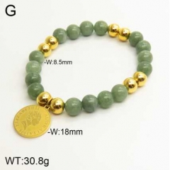 Stainless steel jewelry beaded bracelet wholesale