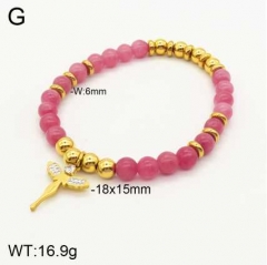 Stainless steel jewelry beaded bracelet wholesale