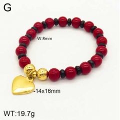 Stainless steel jewelry beaded bracelet wholesale