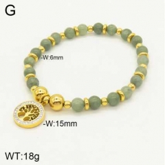 Stainless steel jewelry beaded bracelet wholesale