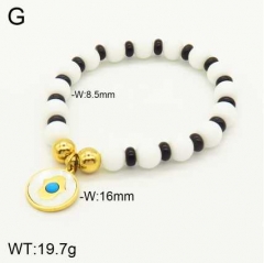 Stainless steel jewelry beaded Perla bracelet wholesale