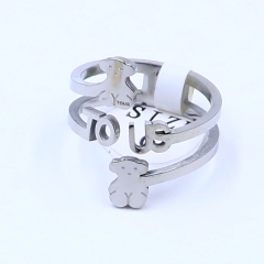 Stainless steel jewelry women ring wholesale