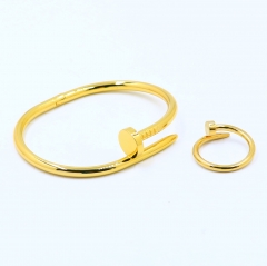 Stainless steel jewelry bracelet ring set wholesale