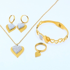 Stainless steel jewelry necklace earring Bracelet ring Wholesale