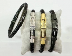 Stainless steel jewelry man bracelet wholesale