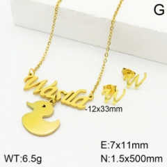 Stainless steel jewelry necklace earring Wholesale