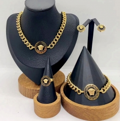 Stainless steel jewelry necklace earring bracelet ring Wholesale