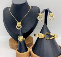 Stainless steel jewelry necklace earring bracelet ring Wholesale