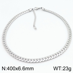 Fashion stainless steel necklace NK chain men and women necklace ins style stainless steel Figaro chain couple jewelry
