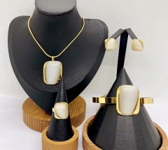 Stainless steel jewelry necklace earring bracelet ring Wholesale