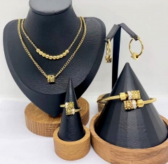 Stainless steel jewelry necklace earring bracelet ring Wholesale