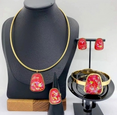 Stainless steel jewelry necklace earring bracelet ring Wholesale