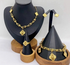 Stainless steel jewelry necklace earring bracelet ring Wholesale