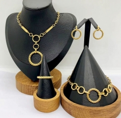 Stainless steel jewelry necklace earring bracelet ring Wholesale
