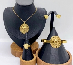 Stainless steel jewelry necklace earring bracelet ring Wholesale